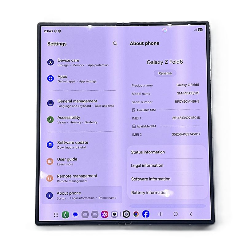 Samsung Galaxy Z Fold6 /256GB/