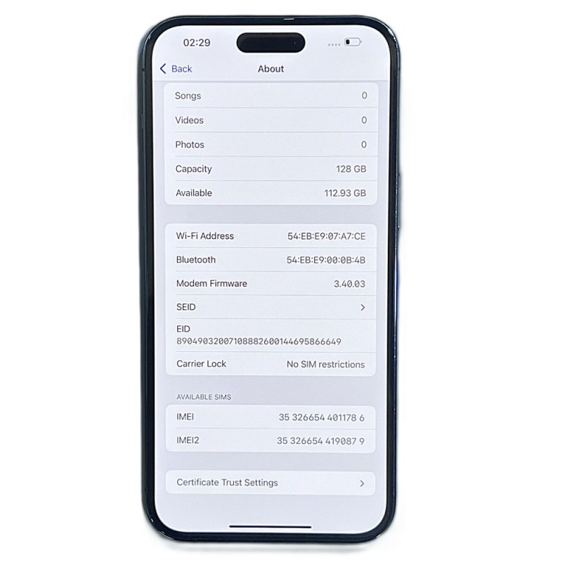 iPhone 14 Pro max /128GB/-