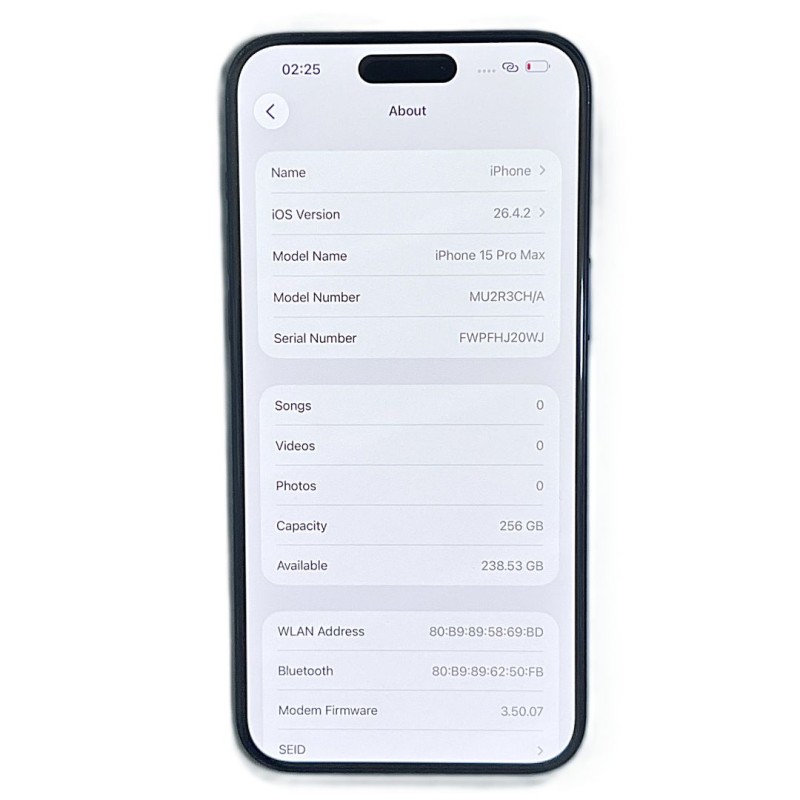 iPhone 15 Pro max /256GB/