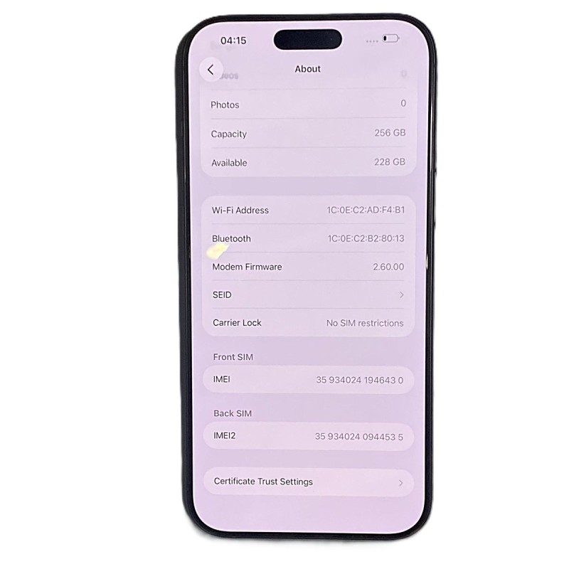 iPhone 16 Pro max /256GB/