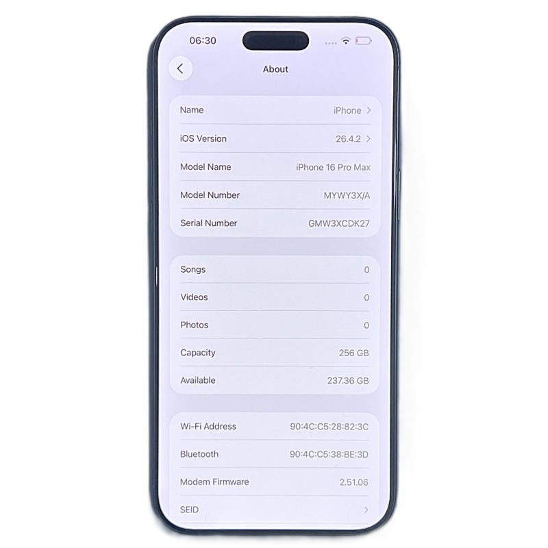 iPhone 16 Pro max /256GB/