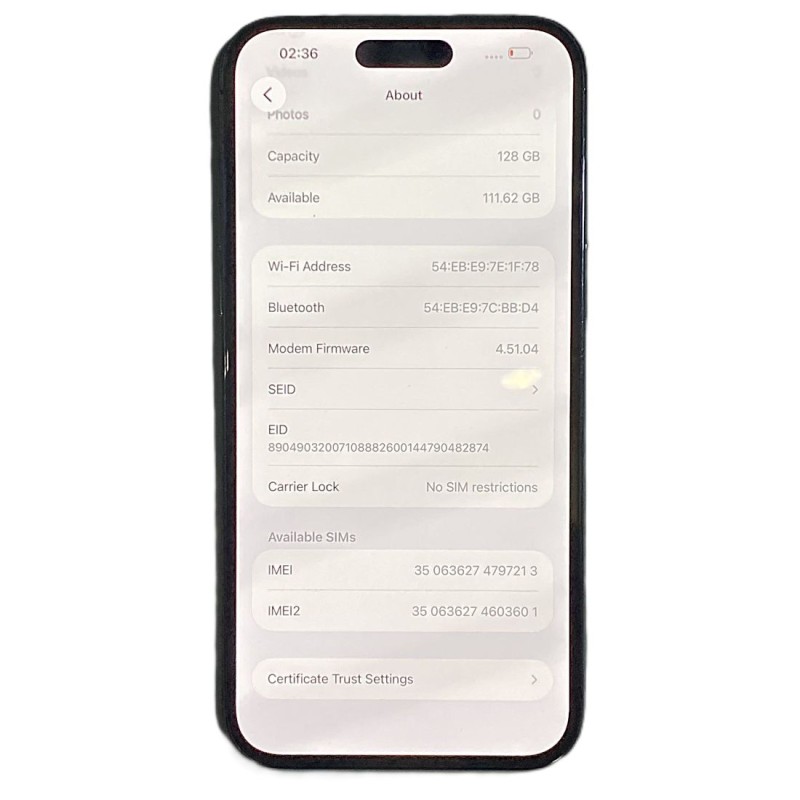 iPhone 14 Pro max /128GB/