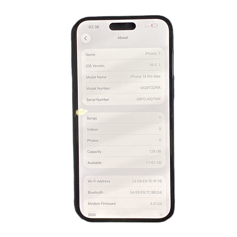 iPhone 14 Pro max /128GB/
