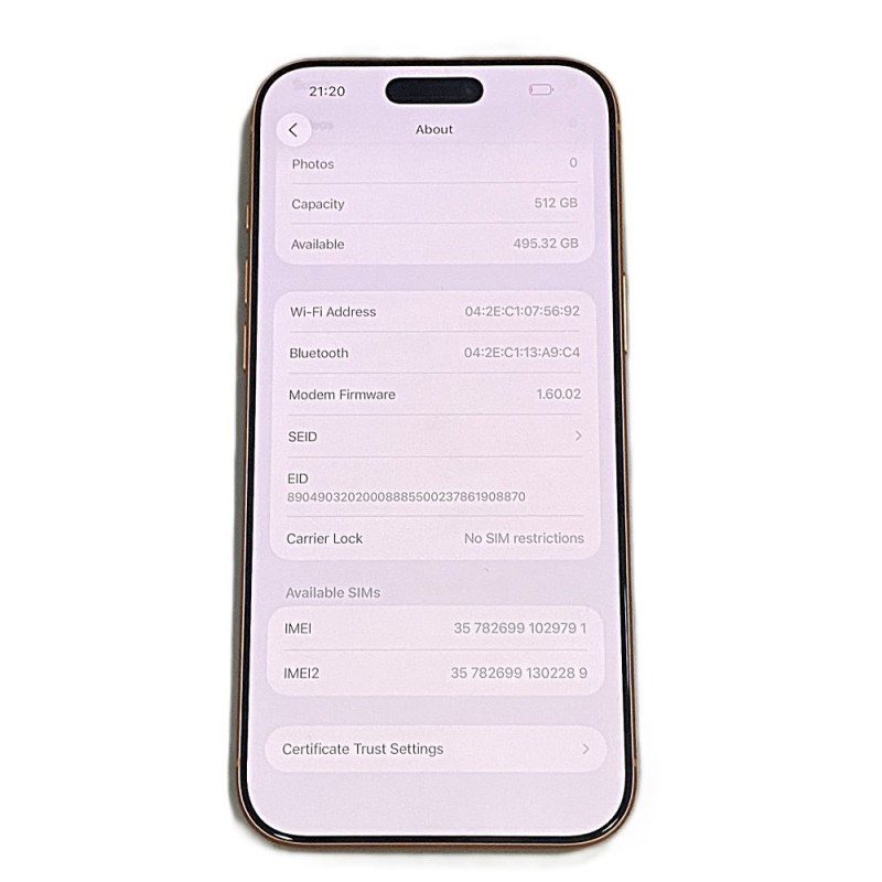 iPhone 17 Pro max /512GB/-