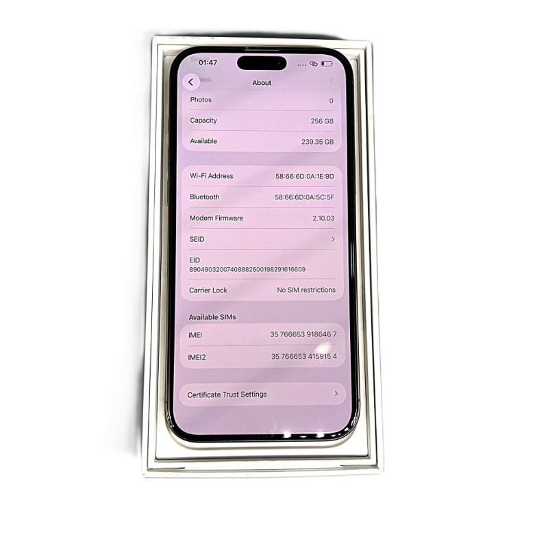 iPhone 16 Pro max /256GB/