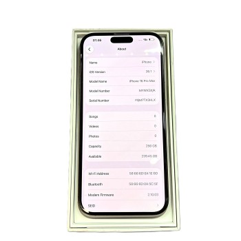 iPhone 16 Pro max /256GB/