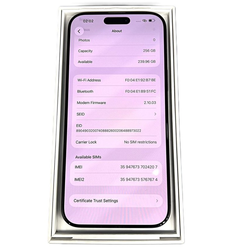 iPhone 16 Pro max /256GB/