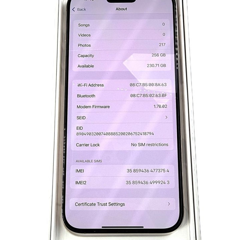 iPhone 16 Pro max /256GB/