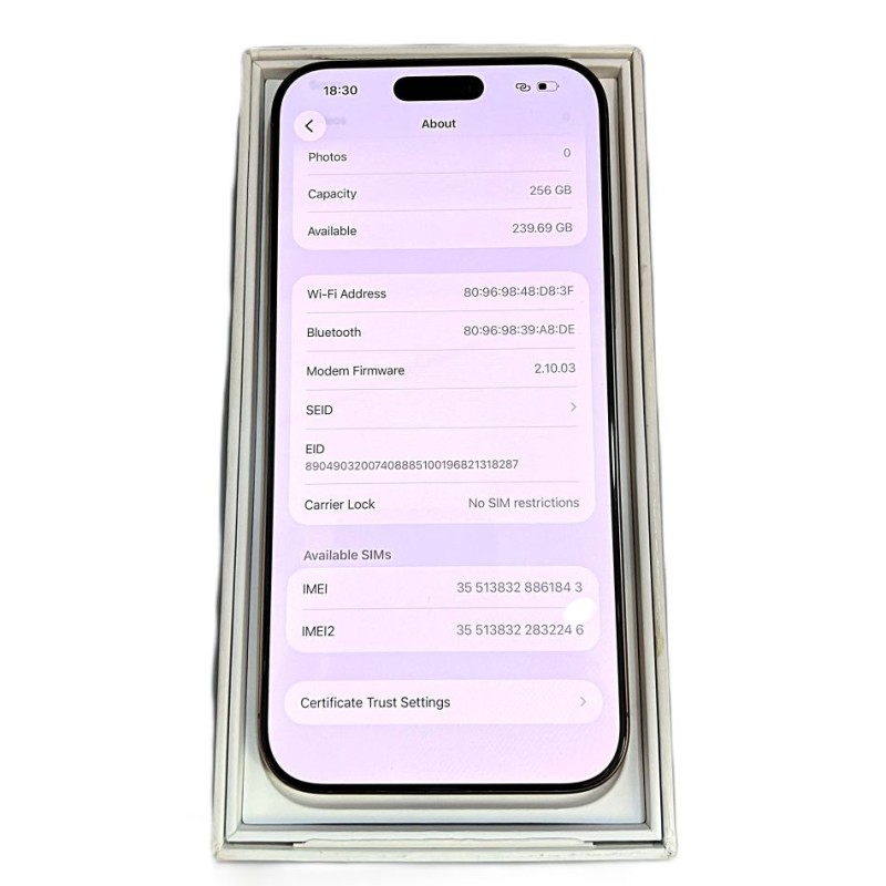 iPhone 16 Pro max /256GB/