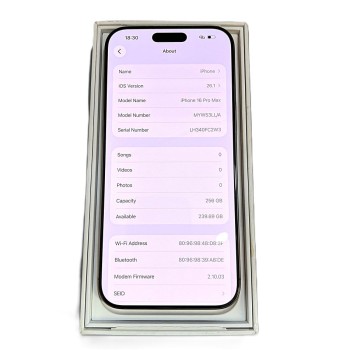 iPhone 16 Pro max /256GB/