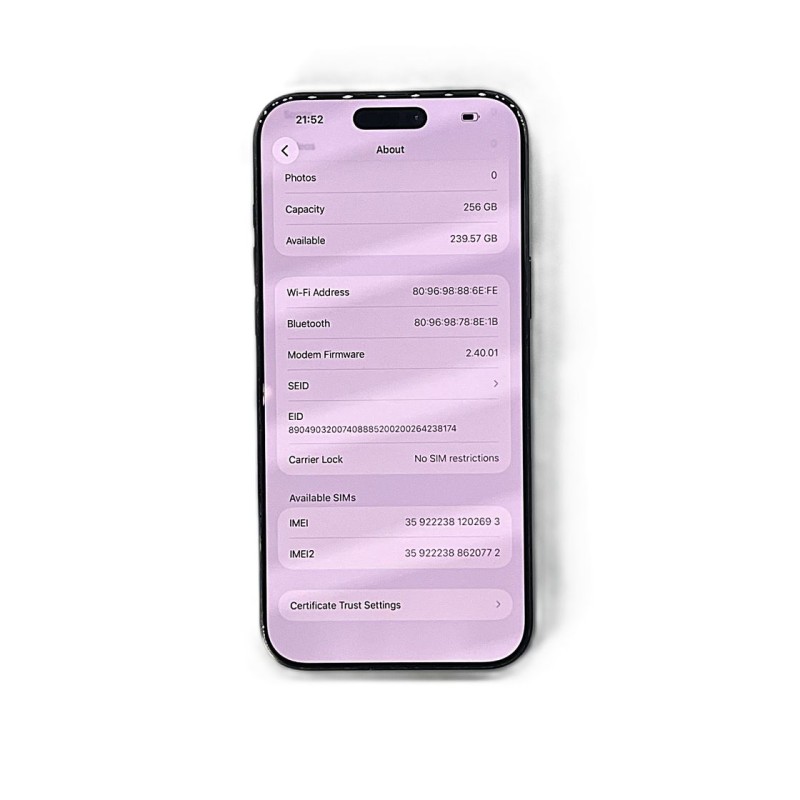 iPhone 16 Pro max /256GB/