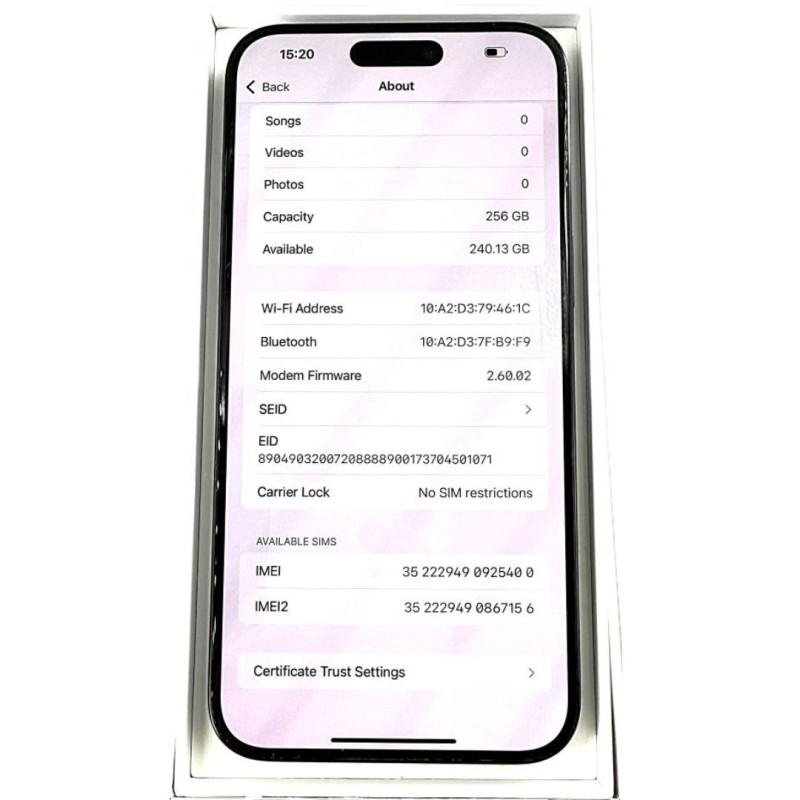 iPhone 15 Pro max /256GB/