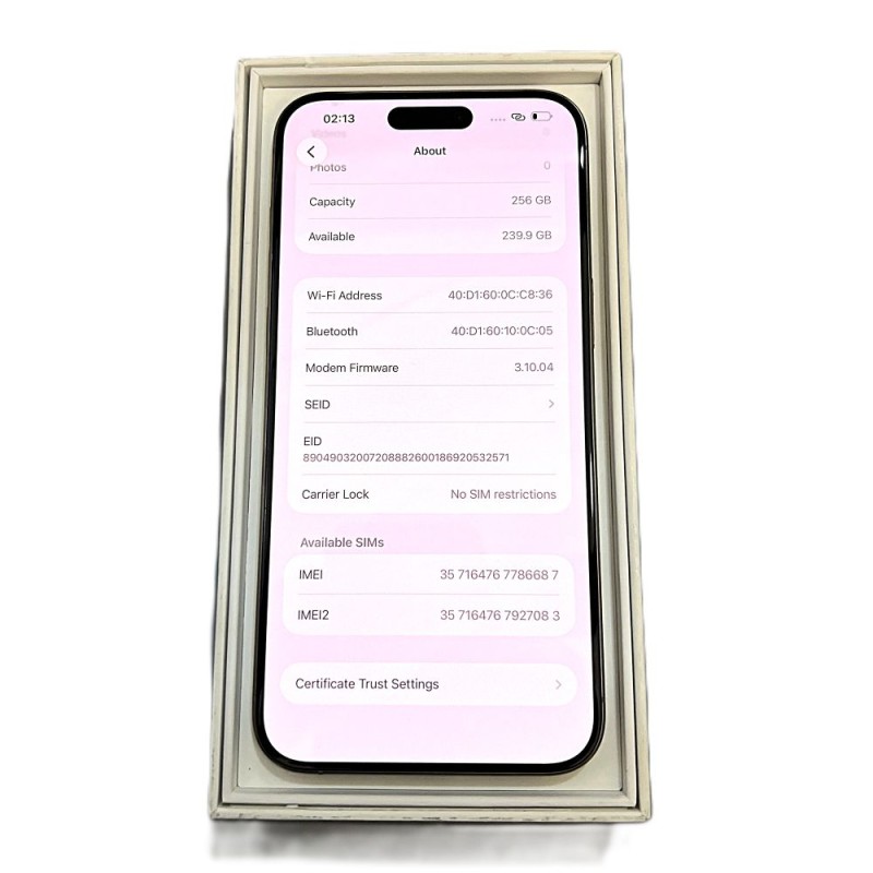 iPhone 15 Pro max /256GB/