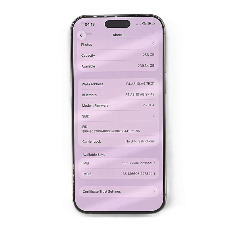 iPhone 16 Pro max /256GB/