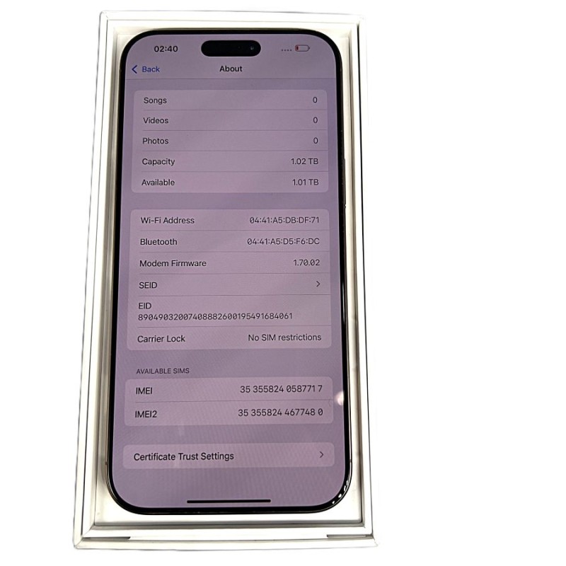 iPhone 16 Pro max /1TB/